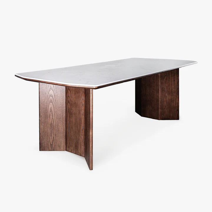 Arezzo Microcrystalline stone-top Dining Table 1.8M