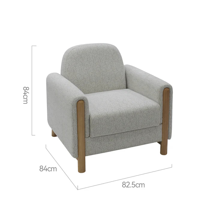 Stoven Single Seater Sofa, Beige