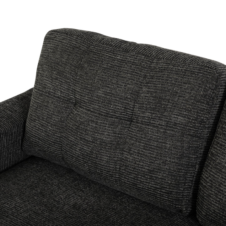 Nola 3 Seater Sofa bed with Storage, Carbon Black