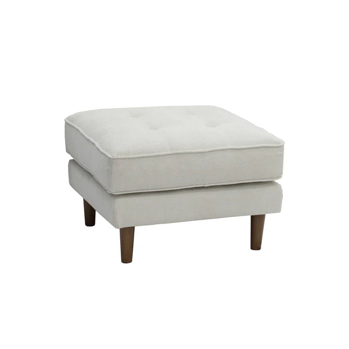 Forio Fabric 3-Seater sofa with Ottoman, Beige